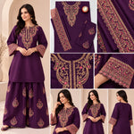Embroidered Dhanak 2 Piece Unstitched Winter Suit | Riwaayat Studio