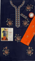 URGE Dhanka 2-Piece Unstitched Winter Collection – Embroidered Shirt & Trouser