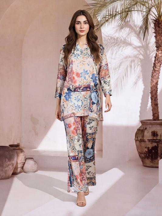 Munarq By Nisha Designer Emb Vintex Peach 06