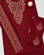 Embroidered Dhanak 2 Piece Unstitched Winter Suit | Riwaayat Studio