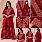 Embroidered Dhanak 2 Piece Unstitched Winter Suit | Riwaayat Studio