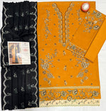 Zaha by Khadijah Shah Dhanka 3-Piece Unstitched Winter Suit – DE-6200
